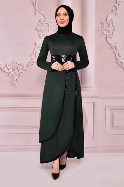 ASM - Écailleuse Robe Émeraude LM2545