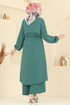 Elena Düğmeli Tesettür Takım 3112HBS856-MS Mint - Thumbnail