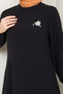 Embroidery Detailed Aerobin Team 9143PL940-M Black - Thumbnail