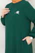 Embroidery Detailed Aerobin Team 9143PL940-M Emerald - Thumbnail