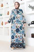 Ethnique À Motifs Viscose Robe 1919BGS895 Laci - Thumbnail