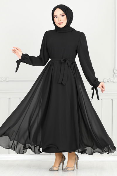 MRV B.İ.S.S.K. - Evening Dress 16217BSK984-M Black