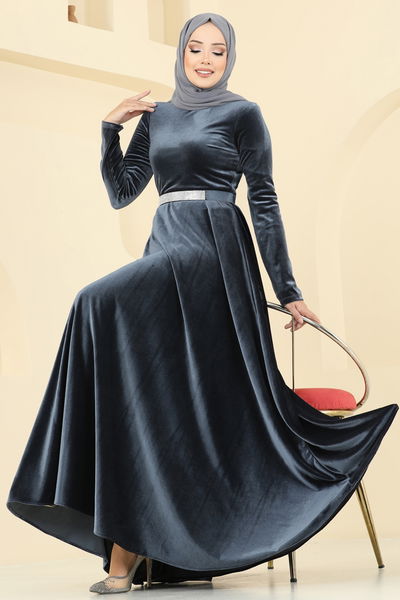 M.E.Y. - Evening Dress 2013MEY846-MS Anthracite - 401328