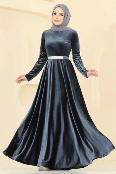 M.E.Y. - Evening Dress 2013MEY846-MS Anthracite - 401331
