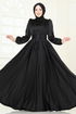 Evening Dress 2382ANT466-MS Black - Thumbnail