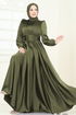 Evening Dress 2382ANT466-MS Khaki - Thumbnail
