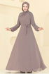 فستان سهرة بيج 2420ANT466-MS - Thumbnail