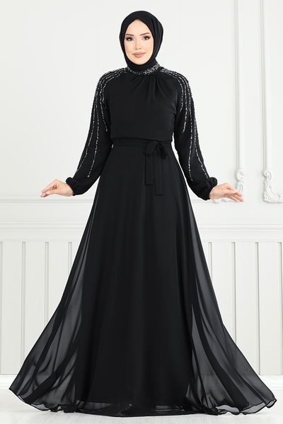 MRV A.N.T. - فستان سهرة أسود 2420ANT904-M