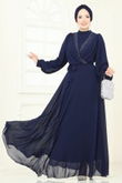 A.N.T. - Evening Dress 2427ANT466-MS Navy Blue