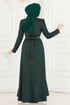 Evening Dress 2497ASMK1074-MS Emerald - Thumbnail