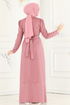 Evening Dress 2497ASMK1074-MS Light Rose Dried - Thumbnail