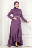 A.S.M.K. - Evening Dress 2497ASMK1074-MS Lilac