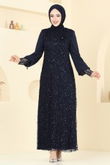 E.L.C. - Evening Dress 2517ELC1143-MS Dark Navy Blue