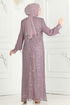 Evening Dress 2517ELC1143-MS Lilac - Thumbnail