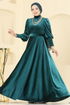 Evening Dress 2586MEY846-MS Emerald - Thumbnail
