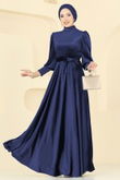 M.E.Y. - Evening Dress 2586MEY846-MS Navy Blue