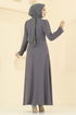 Evening Dress 2727SL432-MS Anthracite - Thumbnail