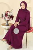 S.L. - Evening Dress 2727SL432-MS Damson