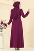 Evening Dress 2727SL432-MS Damson - Thumbnail