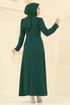 Evening Dress 2727SL432-MS Emerald - Thumbnail