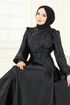 Evening Dress 2745ASMK1074-MS Black - Thumbnail