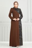 A.S.M.K. - Evening Dress 2777ASMK1074-MS Brown