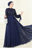 E.L.C. - Evening Dress 2814ELC1143-MS Navy Blue