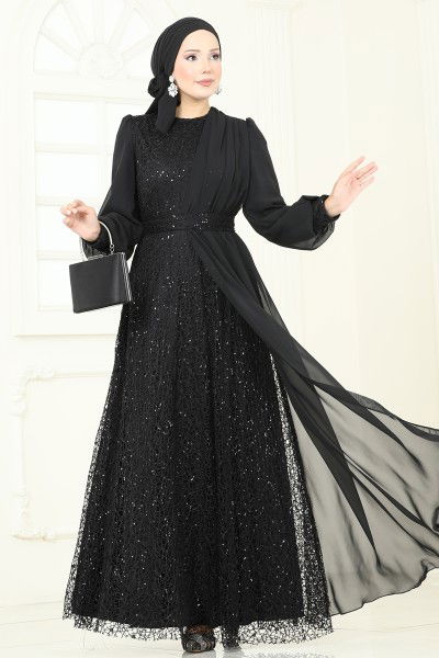 E.L.C. - Evening Dress 2819ELC1143-MS Black