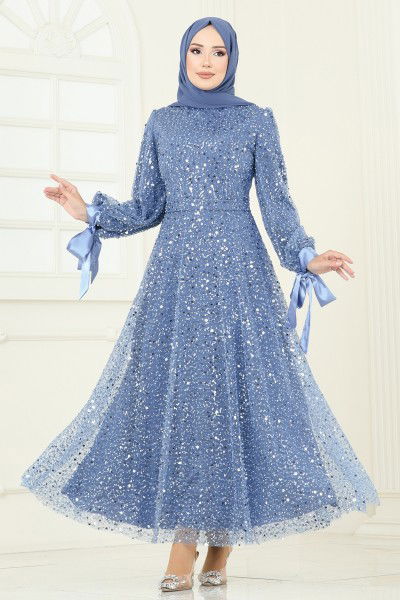 E.L.C. - Evening Dress 2822ELC1143-MS Blue