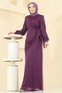 Evening Dress 2829ELCK1161-MS Damson - Thumbnail