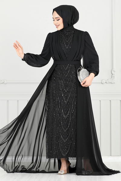 MRV Y.G.S. - Evening Dress 4026YGS898-M Black