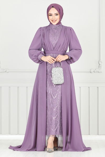 MRV Y.G.S. - Evening Dress 4026YGS898-M Dark Lilac