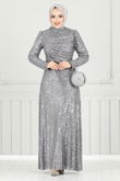 MRV Y.G.S. - Evening Dress 4028YGS898-M Gray