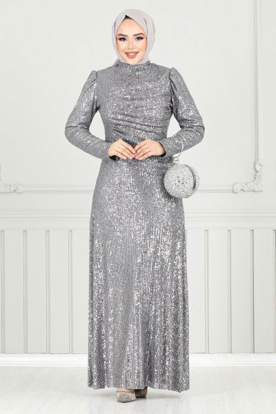 MRV Y.G.S. - Evening Dress 4028YGS898-M Gray