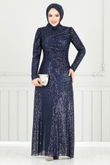 MRV Y.G.S. - Evening Dress 4028YGS898-M Navy Blue