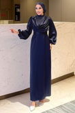 A.L.G. - Evening Dress 4550ALG474-MS Navy Blue