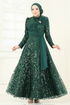 Evening Dress 5099D170-MS Emerald - Thumbnail