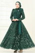 Evening Dress 5099D170-MS Emerald - Thumbnail