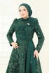 Evening Dress 5099D170-MS Emerald - Thumbnail