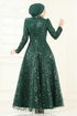 Evening Dress 5099D170-MS Emerald - Thumbnail