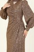 فستان سهرة بيج غامق 5238D170-MS - Thumbnail