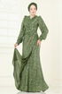 Evening Dress 5238D170-MS Khaki - Thumbnail
