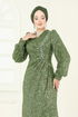 Evening Dress 5238D170-MS Khaki - Thumbnail