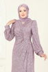 Evening Dress 5238D170-MS Light Lilac - Thumbnail