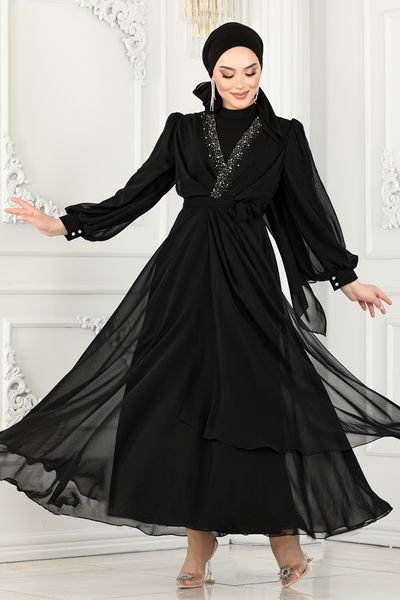 A.B. - Evening Dress 5408AB368-MS Black - 366052