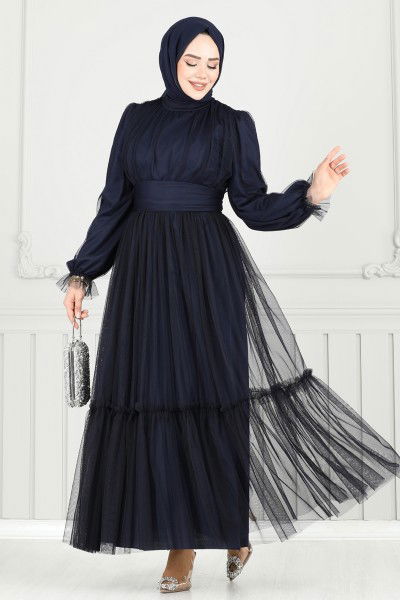 E.D.F. - Evening Dress 5684EDF311-MS Navy Blue