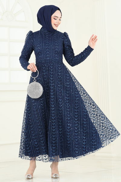 E.D.F. - Evening Dress 5688EDF311-MS Navy Blue - 364036