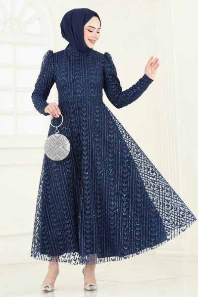 E.D.F. - Evening Dress 5688EDF311-MS Navy Blue
