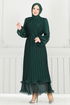 Evening Dress 5689EDF311-MS Emerald - Thumbnail