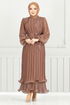 Evening Dress 5689END900-M Copper - Thumbnail